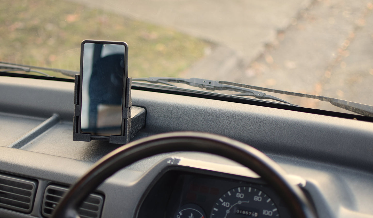 Honda Acty Cellphone Mount with Tach and Wireless Charging