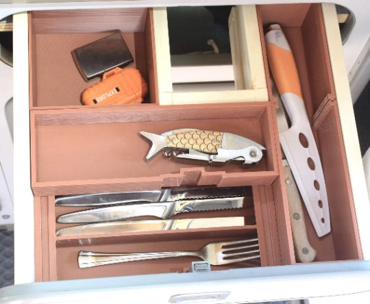 Volkswagen Vanagon Wesfallia Utensil Drawer Organizer